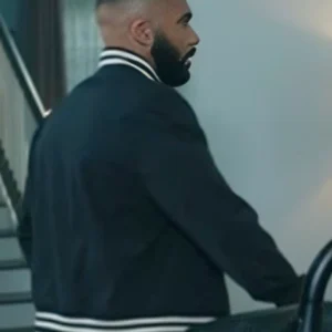 Tyler Perry's Duplicity 2025 Tyler Lepley Black Varsity Jacket