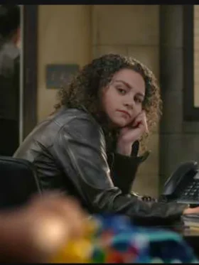 Untamed S01 Lily Santiago Black Leather Jacket