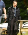 Wake Up Dead Man Mila Kunis Black Trench Coat
