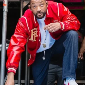 Will Smith Summertime Ball Red Varsity Jacket
