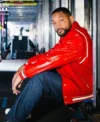 Will Smith Summertime Ball Red Varsity Jacket Back