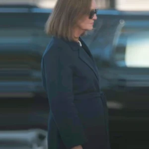 Zero Day S01 Joan Allen Blue Wool Coat
