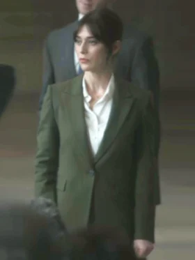 Zero Day S01 Lizzy Caplan Green Blazer
