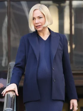 A Place in Hell Michelle Williams Blue Blazer Side