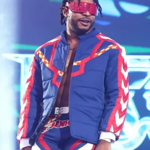 AEW All In Texas Kevin Knight Blue Jacket