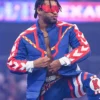 AEW All In Texas Kevin Knight Blue Jacket Side