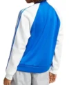 Adidas Three Stripe Blue Track Jacket Back