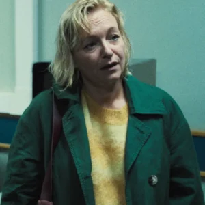 Adolescence S01 Christine Tremarco Green Trench Coat