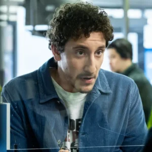 Adults S01 Malik Elassal Blue Corduroy Jacket Front