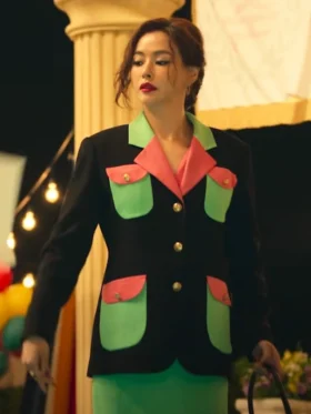 Aema S01 Hyo-rin Bang Black Blazer Side