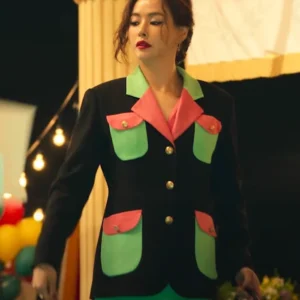 Aema S01 Hyo-rin Bang Black Blazer Side