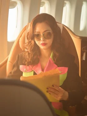 Aema S01 Hyo-rin Bang Black Blazer