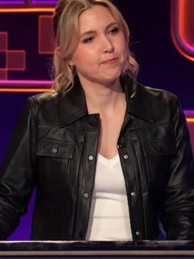 After Midnight S02 Taylor Tomlinson Black Leather Jacket