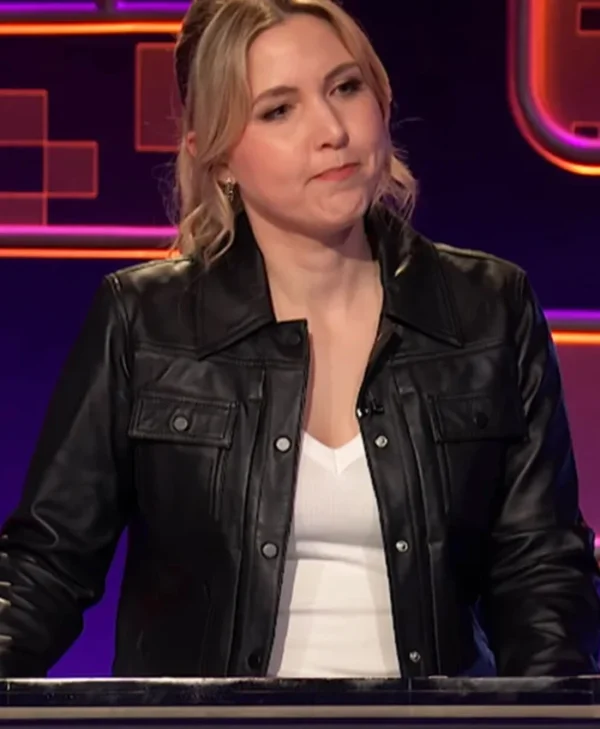 After Midnight S02 Taylor Tomlinson Black Leather Jacket