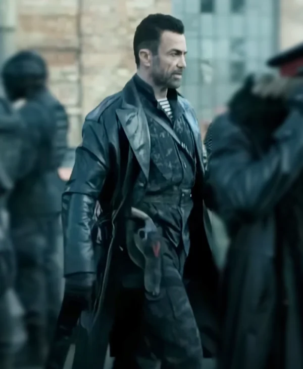 Afterburn Daniel Bernhardt Black Leather Coat