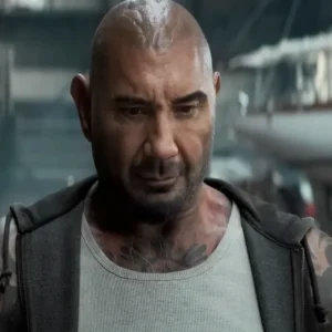 Afterburn Dave Bautista Black Hooded Vest Back