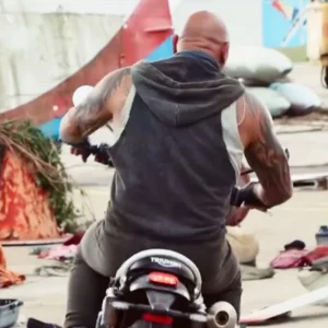 Afterburn Dave Bautista Black Hooded Vest