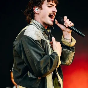 Benson Boone Governors Ball Black Jacket Back