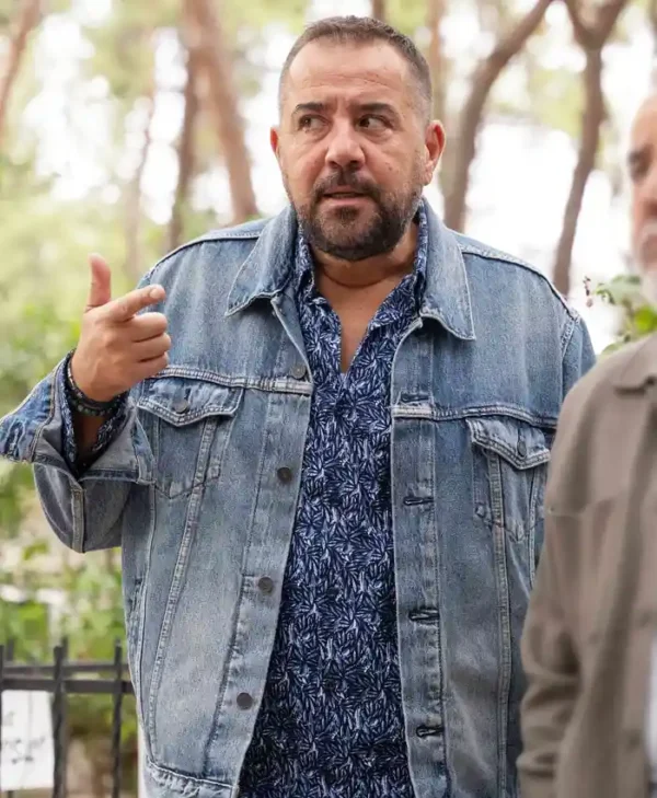 Bet Your Life S01 Ata Demirer Blue Denim Jacket Side
