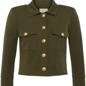 Beyond the Gates S01 Cady McClain Green Cropped Jacket