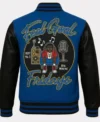 Big Wayne Grillz Gold Fronts varsity Wool Jacket Back
