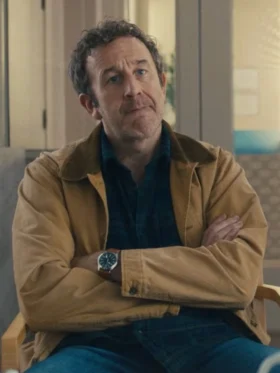 Black Mirror S07 Chris O'Dowd Brown Jacket Side