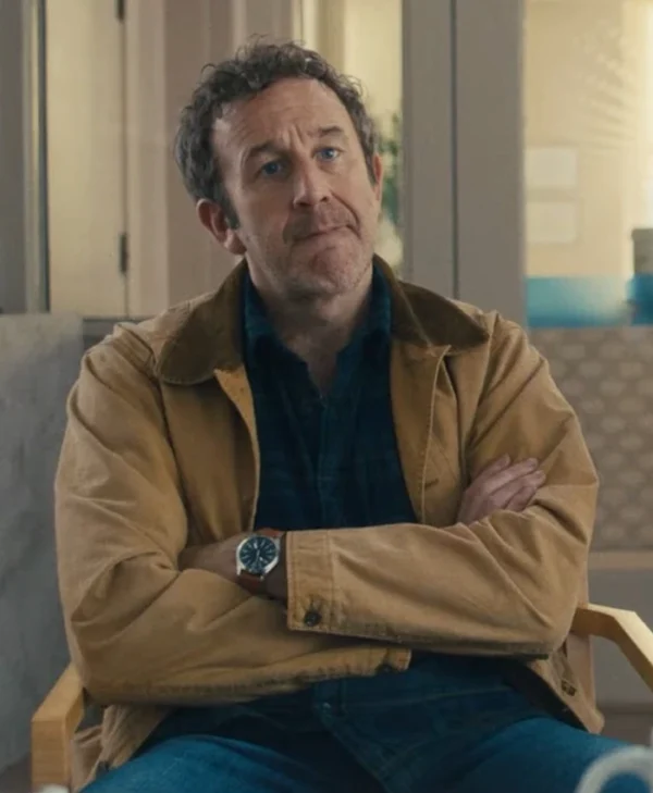 Black Mirror S07 Chris O'Dowd Brown Jacket Side