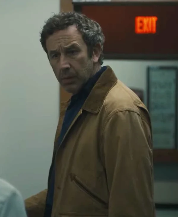 Black Mirror S07 Chris O'Dowd Brown Cotton Jacket