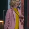 Black Mirror S07 Rosy McEwen Pink Coat