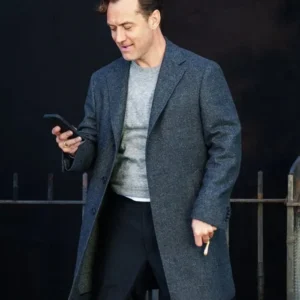 Black Rabbit Jude Law Wool Coat Side