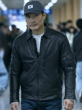 Butterfly S01 Daniel Dae Kim Black Leather Jacket