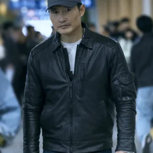 Butterfly S01 Daniel Dae Kim Black Leather Jacket