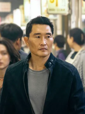 Butterfly S01 Daniel Dae Kim Suede Jacket Side