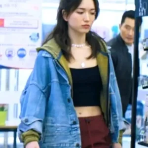 Alternative view of Butterfly S01 Reina Hardesty Blue Denim Jacket