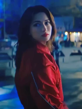 Butterfly S01 Reina Hardesty Red Jacket Side