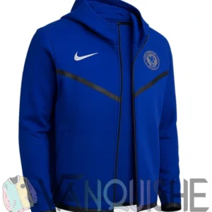 Chelsea Tech Blue Fleece Hoodie right