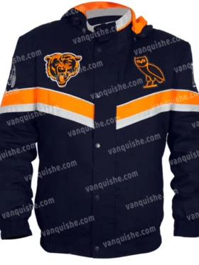 Chicago Bears OVO Puffer Jacket Front