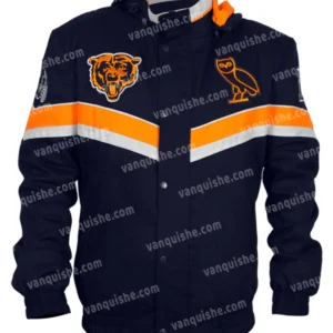 Chicago Bears OVO Puffer Jacket Front
