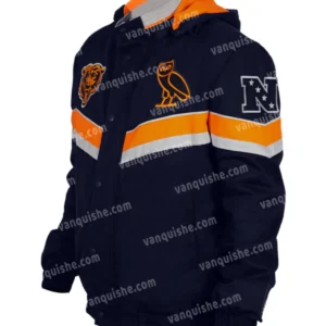 Chicago Bears OVO Puffer Jacket Side Look
