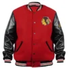 Chicago Blackhawks Campbell Red and Black Jacket
