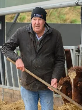 Clarkson's Farm S04 Jeremy Clarkson Brown Leather Jacket