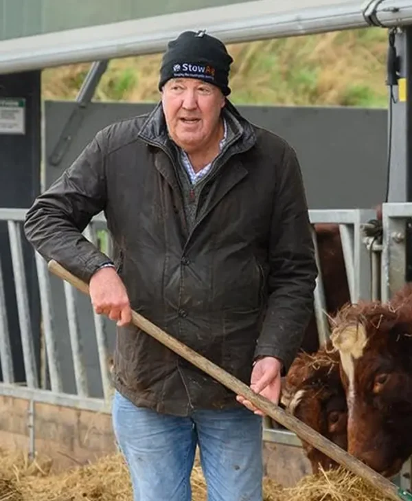 Clarkson's Farm S04 Jeremy Clarkson Brown Leather Jacket