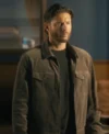 Countdown S01 Jensen Ackles Brown Suede Leather Jacket