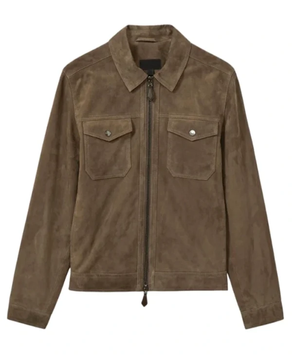 Countdown S01 Jensen Ackles Brown Suede Jacket