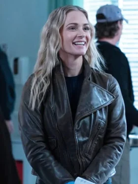 Criminal Minds Evolution S18 A.J. Cook Brown Jacket