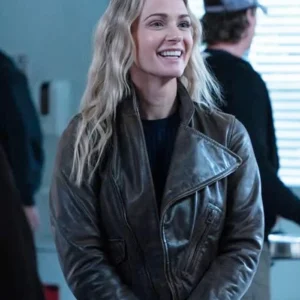 Criminal Minds Evolution S18 A.J. Cook Brown Jacket