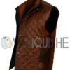 Davis Collins Ransom Canyon S01 Brown Quilted Vest left
