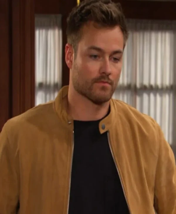 Days Of Our Lives Peyton Meyer Suede Leather Jacket