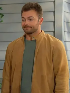 Days Of Our Lives Peyton Meyer Suede Jacket