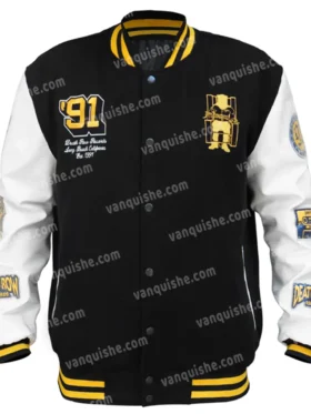 Death Row Records Collegiate Varsity Jacket Front